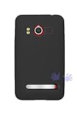GTMax Durable Soft Rubber Silicone Skin Cover Case - Black for Sprint HTC E ....