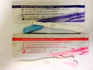 Combo Pack 7 (LH) Ovulation Midstream Tests & 1 (HCG) Pregnancy Midstream Test FDA Approved