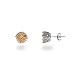 Eve's Addiction Crown Set Champagne Star Cut CZ Studs