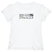 T-Shirt Woman White Elegant Flag 