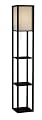 Adesso Wright Tall Floor Lamp, Black