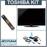 Toshiba 40UX600U 40 1080p Full HD LED TV, with Accessory Kit (2 HDMI Cables, 1 RGB Cable, 1 Audio Cable, Plasma / LCD Clean Kit, Monster 6 Outlet Surge Protection)