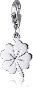 Amor Basics Kleeblatt-Charm  925 Sterlingsilber 25 mm 338981