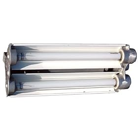 Magnalight Explosion Proof Fluorescent Lights for Paint Booths, Oil Rigs, Boats -2 foot - 2 lamp -Multi-voltage