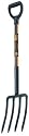 Ames True Temper Viper 4-Tine Spading Fork With D-Grip Fiberglass Handle #1890600