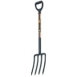 Ames True Temper Viper 4-Tine Spading Fork With D-Grip Fiberglass Handle #1890600 by Ames True Temper