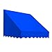 Awntech 10-Feet San Francisco Window/Entry Awning, 44-Inch Height by 24-Inch Diameter, Bright Blue
