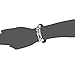 Areke Men's Stainless Steel Braided Leather Bracelets, CZ Punk Cuff Bracelet Bangle Silver 7.5-8.5 Inch Item Length 8.0 inch