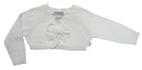 Max and Tilly Knitted Bow Cardigan / Jacket in Cream size 0-3 months