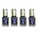 Lot of 4 - Wet N Wild Fantasy Marker Nail Polish - Black - Halloween