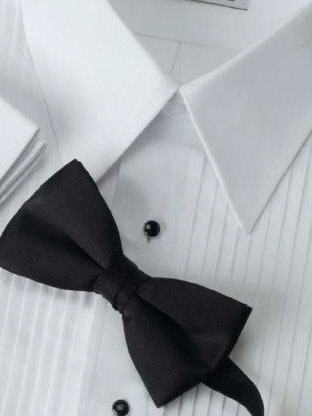Tuxedo Shirt 1/4 Inch Pleat Poly/Cotton Laydown Collar