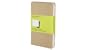 Moleskine Plain Cahier Journal Kraft Pocket: set of 3 Plain Journals