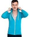American Apparel F497 Flex Fleece Zip Hoody