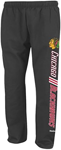 Chicago Blackhawks Fan Sweat Pants NHL Reebok Officially Licensed