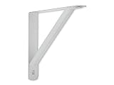 Shelf And Rod Bracket, White Finish