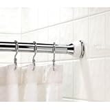Bianca Shower Rod (Chrome/White) (42