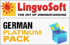 LingvoSoft German Platinum dictionaries software pack