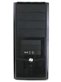HEC 6C11BBX585 Black 0.8mm SECC Steel ATX Mid Tower Computer Case 585W Power Supply - Retail