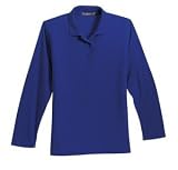NEW Port Authority - Ladies Silk Touch Long Sleeve Sport Shirt Royal-XL