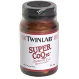 TwinLab Super CoQ10, 50 mg, 60 capsules
