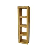 Dakota 4 Hole Tall Display Case Oak Shade