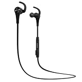 Aukey Bluetooth 4.1ステレオイヤホン マグネティックヘッドホン Apt-X 防汗防滴 内蔵式マイク スポーツヘッドセット EP-B24