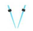 Acrylic Neon Taper - Light Blue - 14G - Sold as a Pair