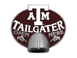Bergamot 40067 Texas A&M Aggies Tailgater Bottle Opener Hitch Cover 9x4x6-in.