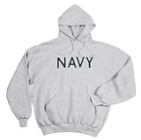 Navy Hooded Sweatshirt, Grey Hoody