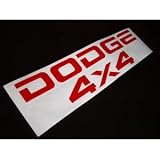 DODGE TAILGATE 4X4 Decals RAM DAKOTA Truck Stickers GLOSS RED