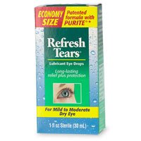 Buy Allergan Refresh Tears Lubricant Eye Drops For Mild To Moderate Dry Eye - 1 Fl Oz (30 Ml) by Refresh now!