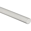 Zeus White Translucent PTFE Heat Shrink Tubing, 0.076" ID, 48"