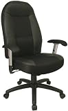 Executive Mesh Leather Combo High Back Office Chair