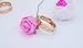 WDSHOW Heartbeat Rings Rose Gold for Women Size 7