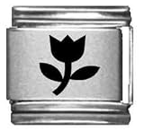 Clearly Charming Tulip Laser Italian Charm