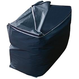 H & L Russel Duvet Chest Soft Touch, Navy Blue, 57 x 30 x 50 cm