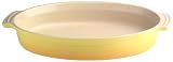 Le Creuset Stoneware 14-Inch Oval Dish, Citrus