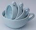 Nigella Lawson's Living Kitchen: Set of 4 Measuring Cups Blue 7717 3