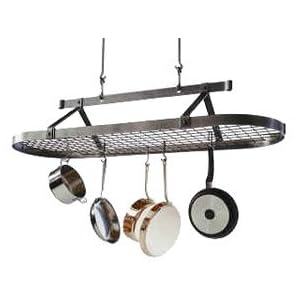 Enclume® Five Foot Traditional Oval Pot Rack Chrome
