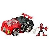 Superhero Squad Cruisers Action Figure Vehicle Spidermans Web Wheels
