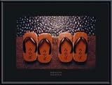 Art Poster Metal Framed Print - Sandals for Visitors - Artist: Bob Krist- Poster Size: 18 X 24