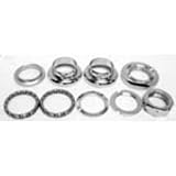 Sunlite Chrome Steel Threaded Headset - MX/Cruiser, Silver