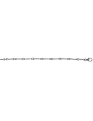 14KT White Twisted Link Bracelets Length = 30