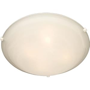 Newport 4-Light Flush Mount Fixture - White by 