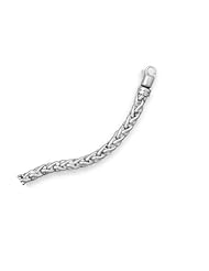 9.5" Oxidized Wheat Chain Bracelet