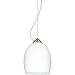 Besa Lighting 1KX-169707-SN 1X100W A19 Lucia Pendant with Opal Matte Glass, Satin Nickel Finish
