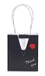 Tuxedo Embellished Wedding Favor Bags