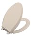 KOHLER K-4636-55 Cachet Quiet-Close Elongated Toilet Seat, Innocent Blush