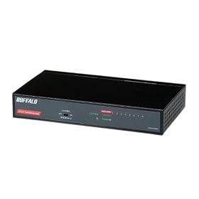 BUFFALO Giga�Ή� �X�C�b�`���OHub �u���b�N LSW4-GT-8NS/BK