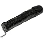 Doc Johnson Squirmy Rooter Dildo, Black, 8 Inches
